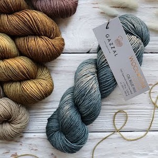 Cuộn Len Sợi Lông Cừu Merino Nhuộm Tay Gazzal Wool Star Hand Painted