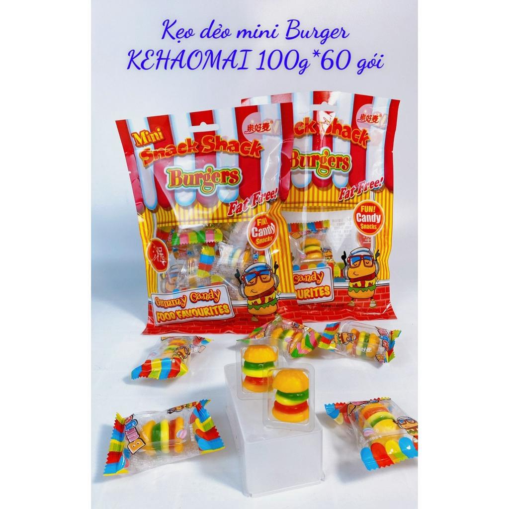[ Siêu Kute ] Kẹo dẻo trái cây mini/ Kẹo Huberger trái cây mềm ngon ăn vặt siêu ngon gói 100g