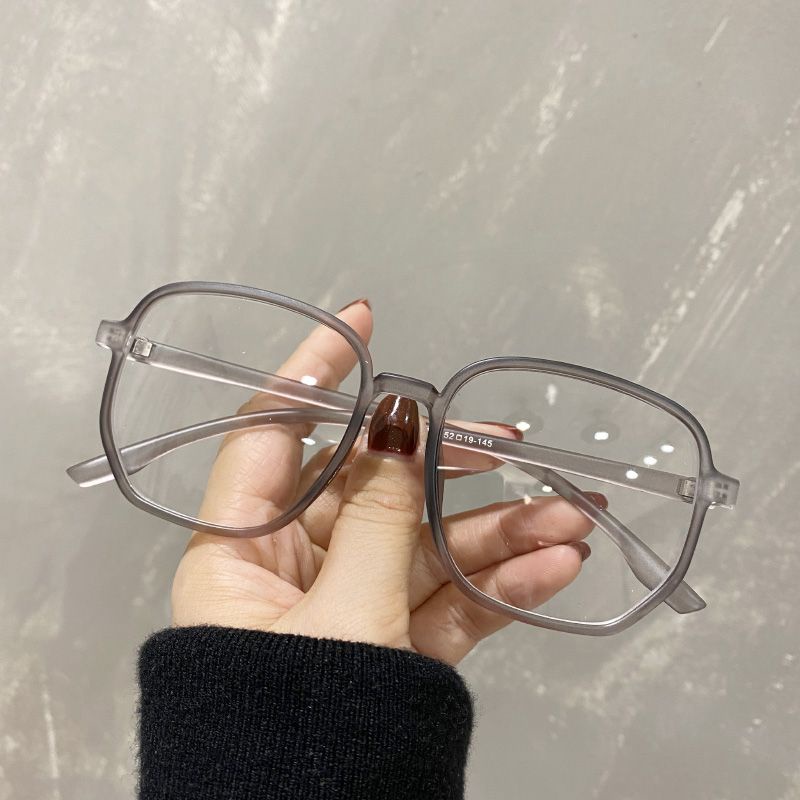 Ultra Kính Cận Thị Tròng Phẳng Siêu Nhẹ Không Có Hộp Mạnh Mẽ Không Trang Điểm Mắt Tròn Cho Nam Và Nữ