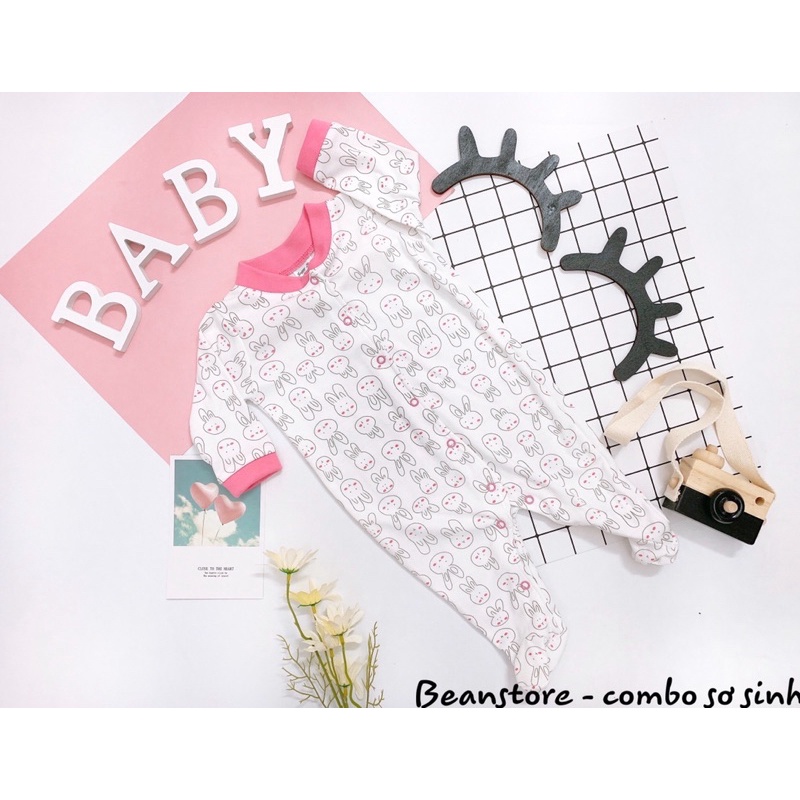 Body liền vớ cotton thái Happy Bears