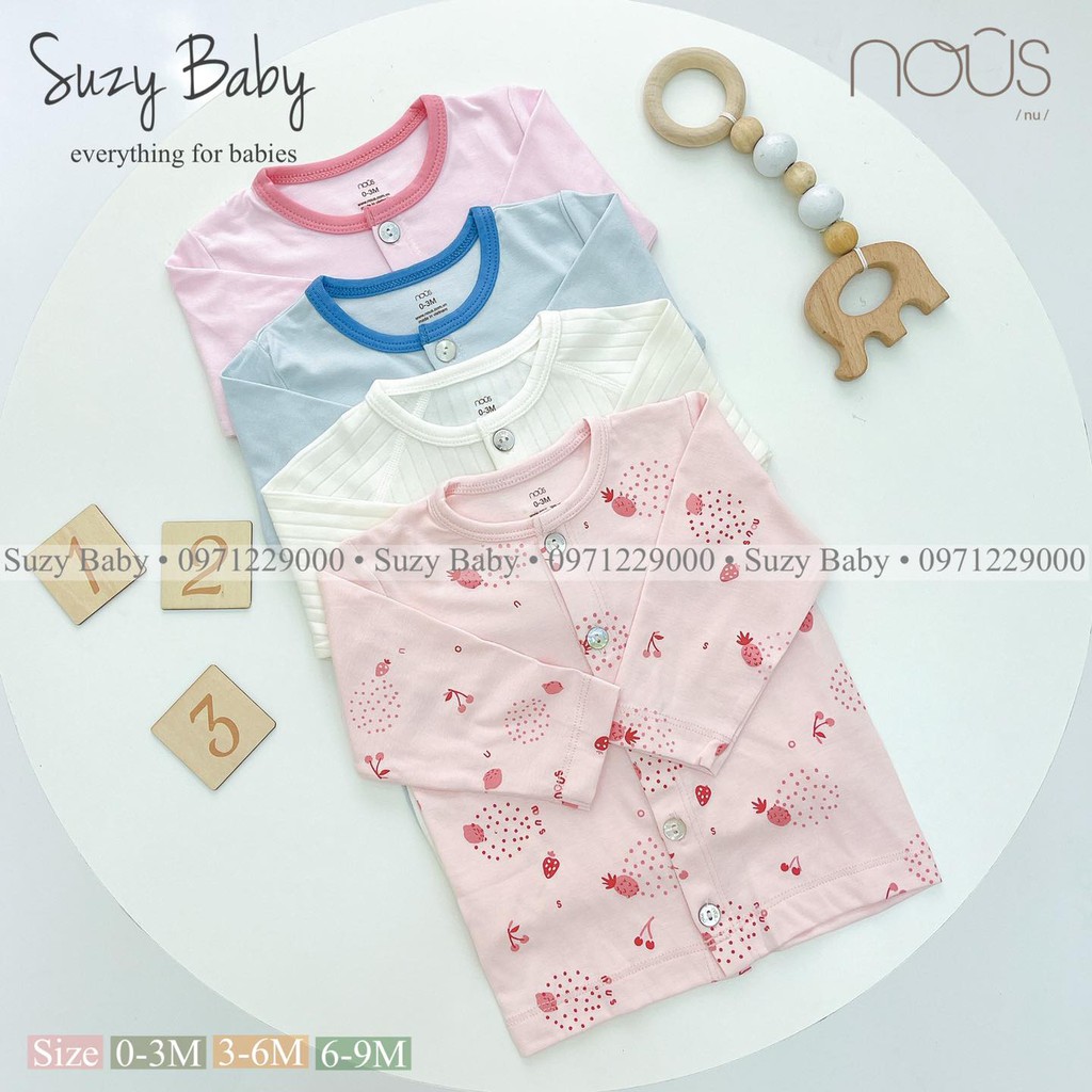 Bộ nous dài tay size lớn cho bé size 0m đên 12m