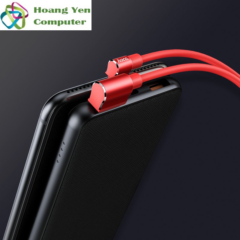 [Mã ELORDER5 giảm 10K đơn 20K] Cáp Sạc IPhone Hoco U37 5V-1A, Dài 3M, Đầu Cắm L - BH 12 Tháng (MÀU SẮC NGẪU NHIÊN)