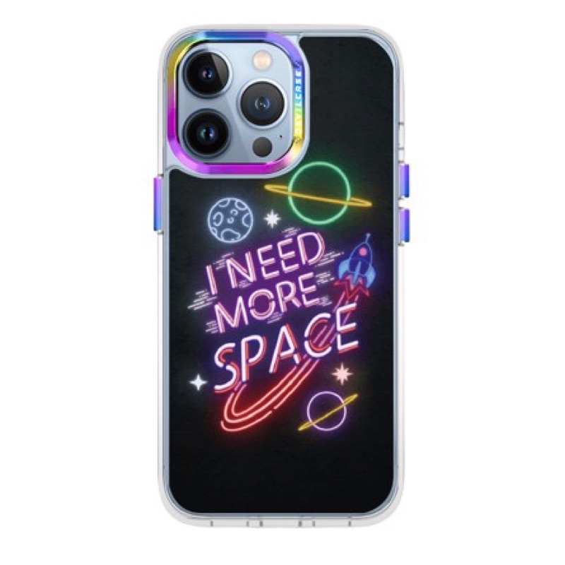 Ốp lưng hỗ trợ sạc không dây DEVILCASE họa tiết Galaxy chống sốc cho máy 13 / 13 Pro /13 Pro Max,thương hiệu Đài Loan