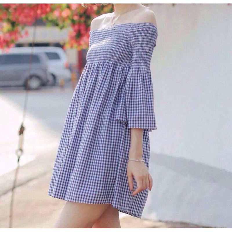 Đầm xoè trễ vai D981 | BigBuy360 - bigbuy360.vn