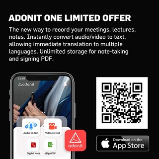 Bút cảm ứng cho ipad Adonit Note 2 (tiêu chuẩn chống nước IP65)