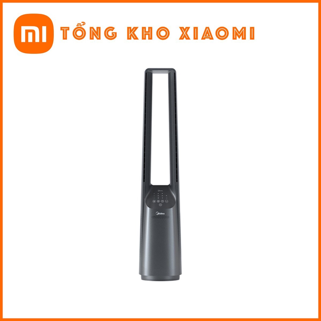 Quạt Không Cánh Midea AMS150F-MD - Xám, 6 Cấp Độ Tốc Độ, Điều Khiển Giọng Nói, Kết Nối Wifi