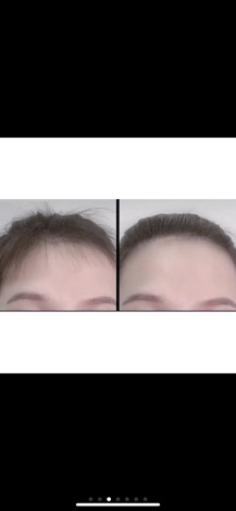 Chải tóc con vào nếp