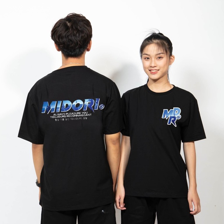 Áo thun Unisex form rộng Phông Nam Nữ tay lỡ MDR Biển Local Brand Mi Midori