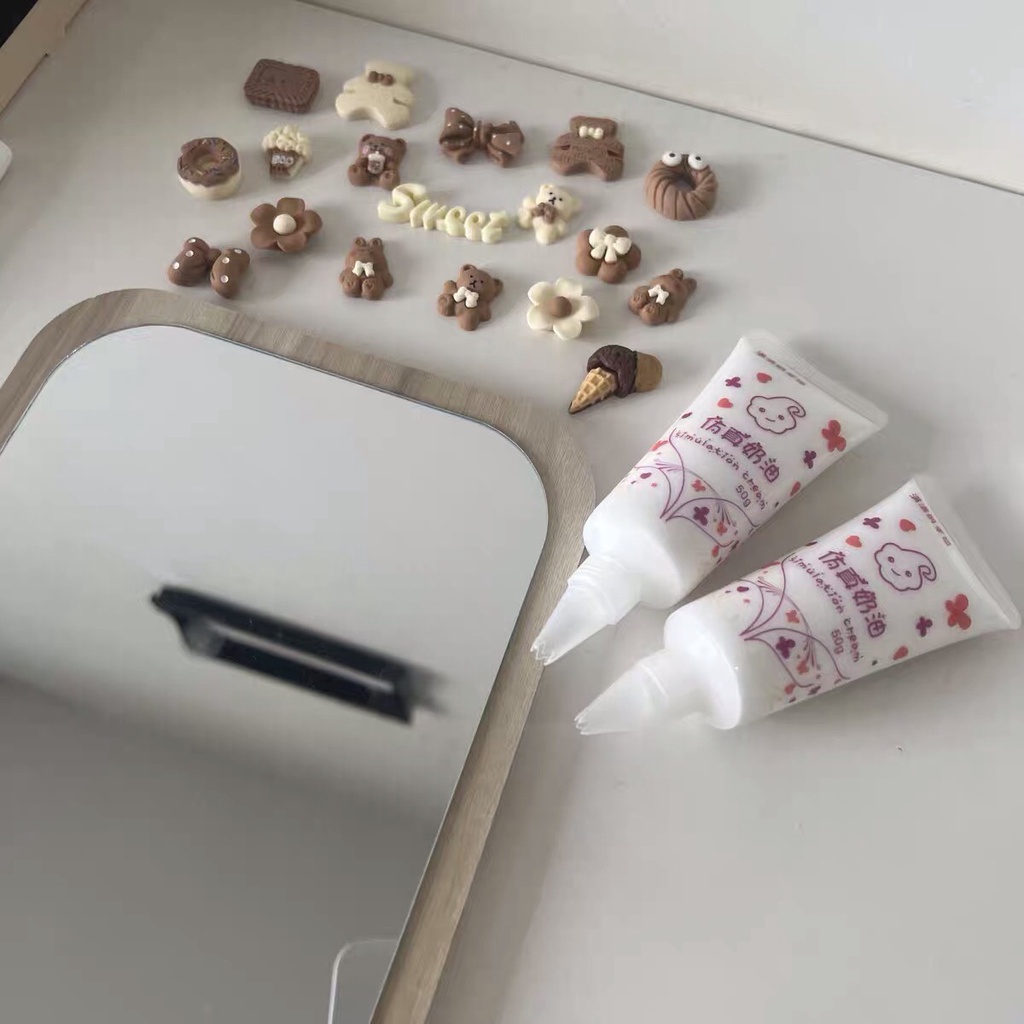 Gương tự trang trí handmade cute nhiều hình Có sẵn, gương DIY decor siêu xinh Order 2 tuần Trang Xuka