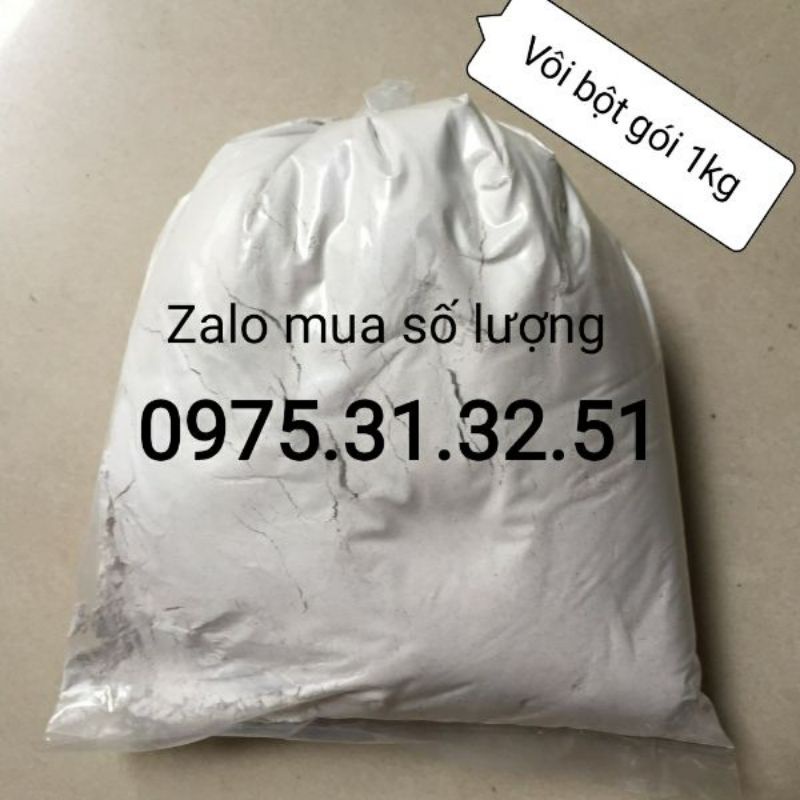 1kg vôi tinh bột ngâm nước vôi trong làm bánh