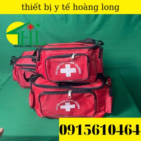 Túi Cứu Thương Màu Đỏ Cỡ Nhỏ 23x15x15cm - Túi Y Tế