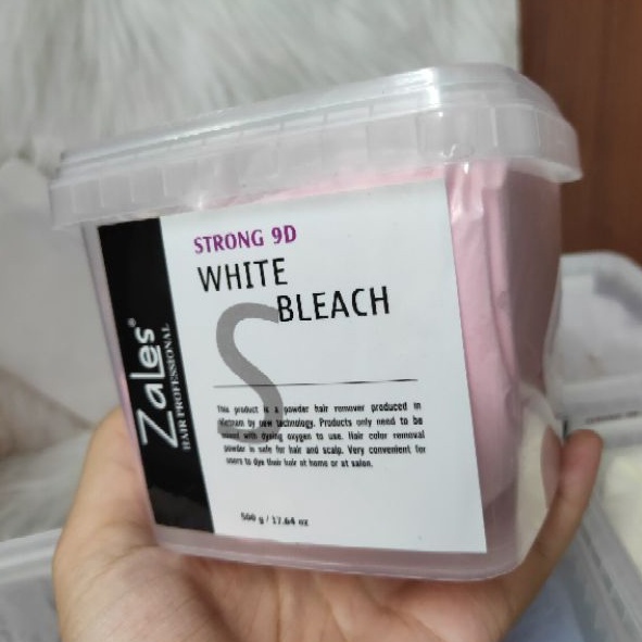 (LOẠI 1) Bột tẩy tóc Zales Strong 9D White Bleach 500g