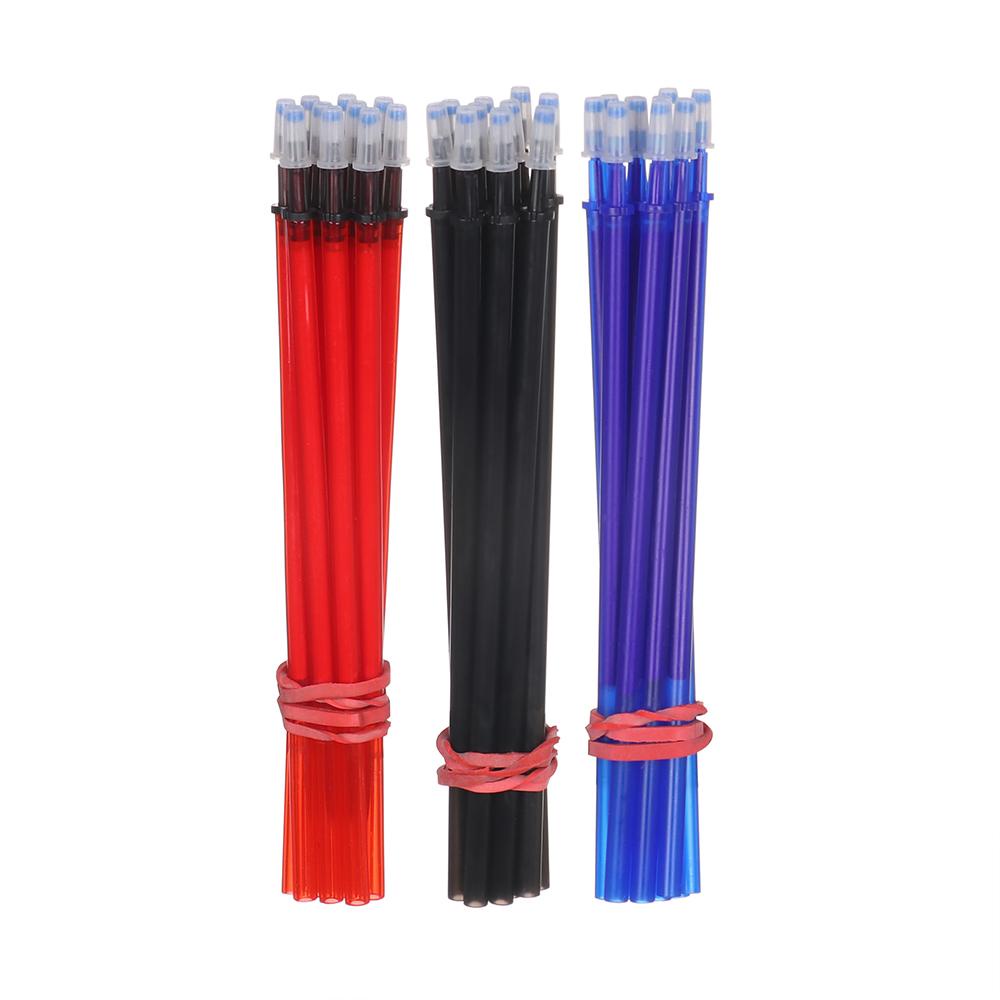 10 / 20 / 30 Ruột Bút Mực Gel Ngòi 0.5mm Có Thể Xóa Được Màu Đen / Đỏ / Xanh Dương