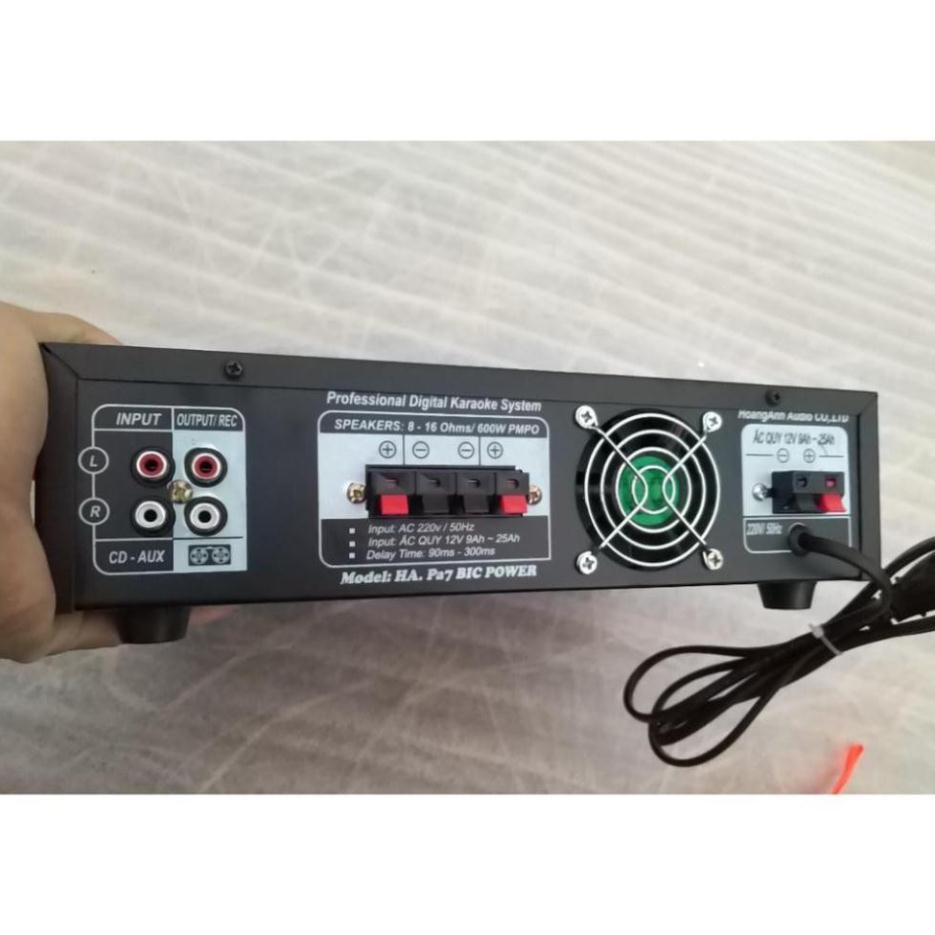 AMPLI LIỀN KARAOKE MINI ORIOLE CÔNG SUẤT LỚN 600W - CÓ DC 12V