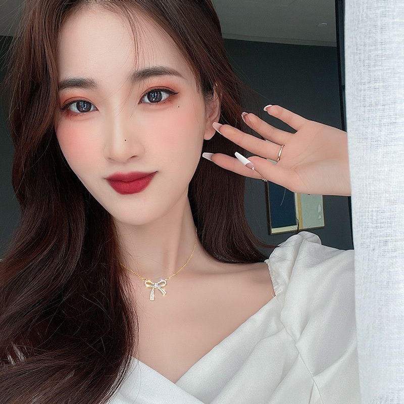 Vòng Cổ Choker Thắt Nơ Sang Trọng Thời Trang Cao Cấp Cho Nữ