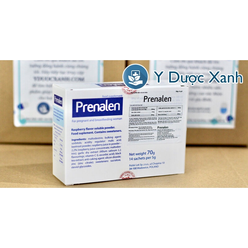 Mua  Thảo Dược PRENALEN 14 gói, Tăng sức đề kháng cho bà bầu - Y Dược Xanh