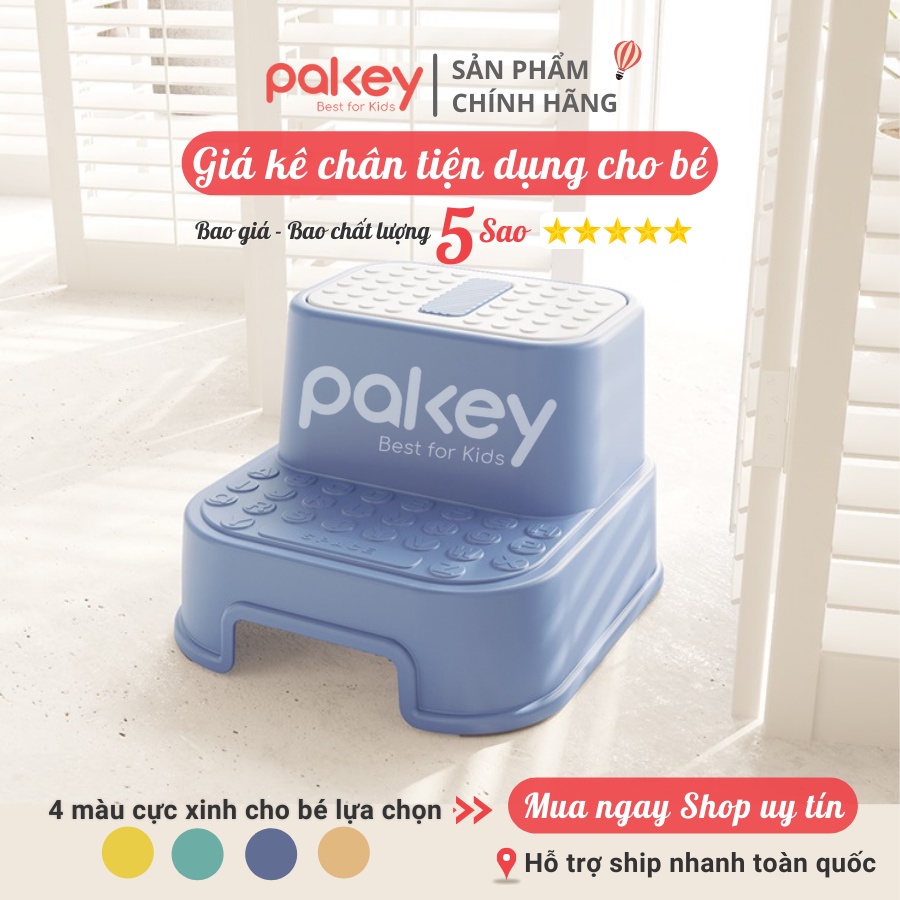 Giá kê chân toilet bồn cầu cho bé, Hàng CAO CẤP dày dặn và thoải mái chống táo bón cho bé