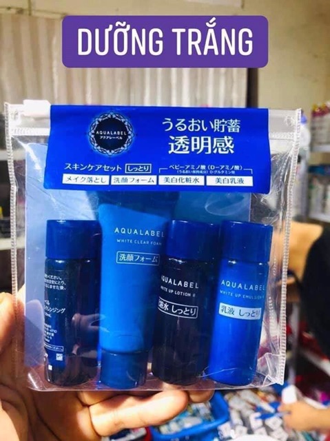 Set mini Aqualabel shiseido