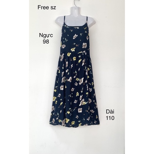 Đầm yếm phom rộng dáng bbd Free size