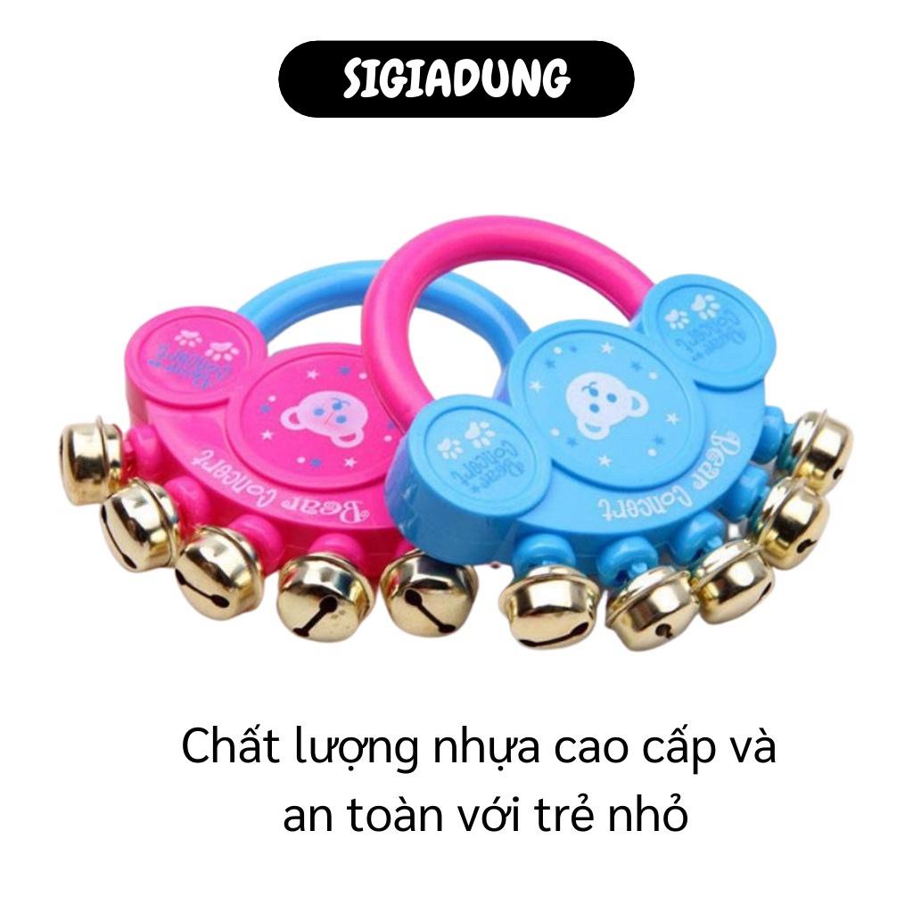 [SGD] Lục Lạc Tay Cầm - Xúc Xắc Nhiều Màu Sắc Có Chuông Cho Trẻ Sơ Sinh, An Toàn 6186