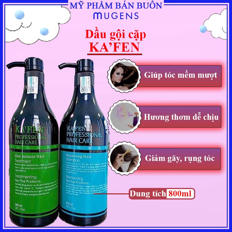 Dầu gội cặp KAFEN cao cấp chính hãng 800ml CT31
