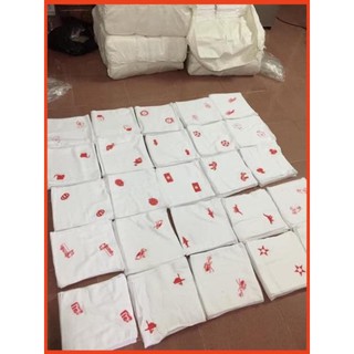  Sét 10 khăn trắng có ký hiệu
