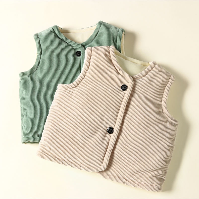 Áo Khoác cotton Lót Nhung Dày Dặn Giữ Ấm Mùa Đông Cho Bé