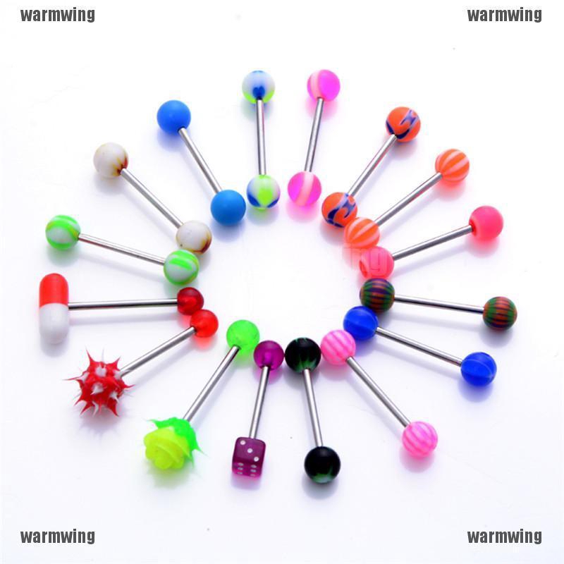 Set 16 Khuyên Lưỡi Phong Cách Mới