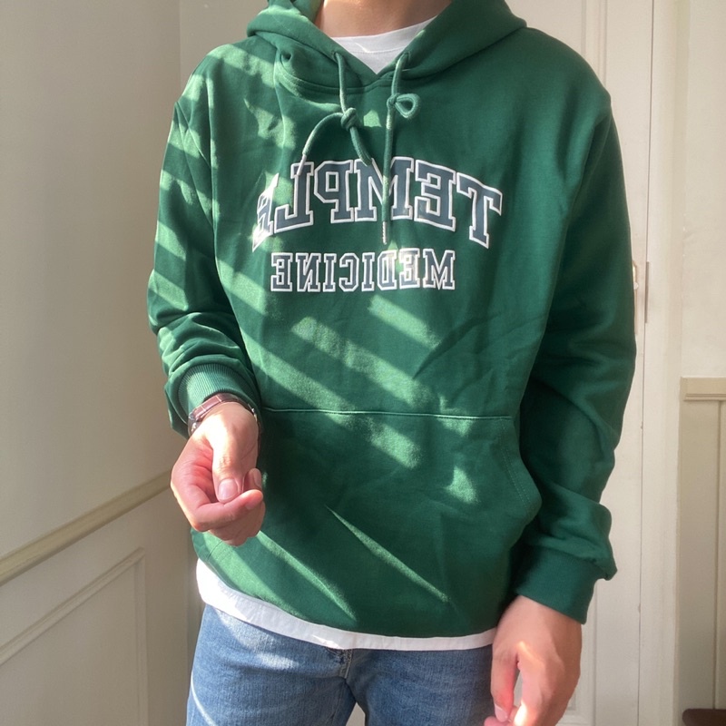 Áo nỉ hoodie nam chữ nổi - TEMPLE HOODIE