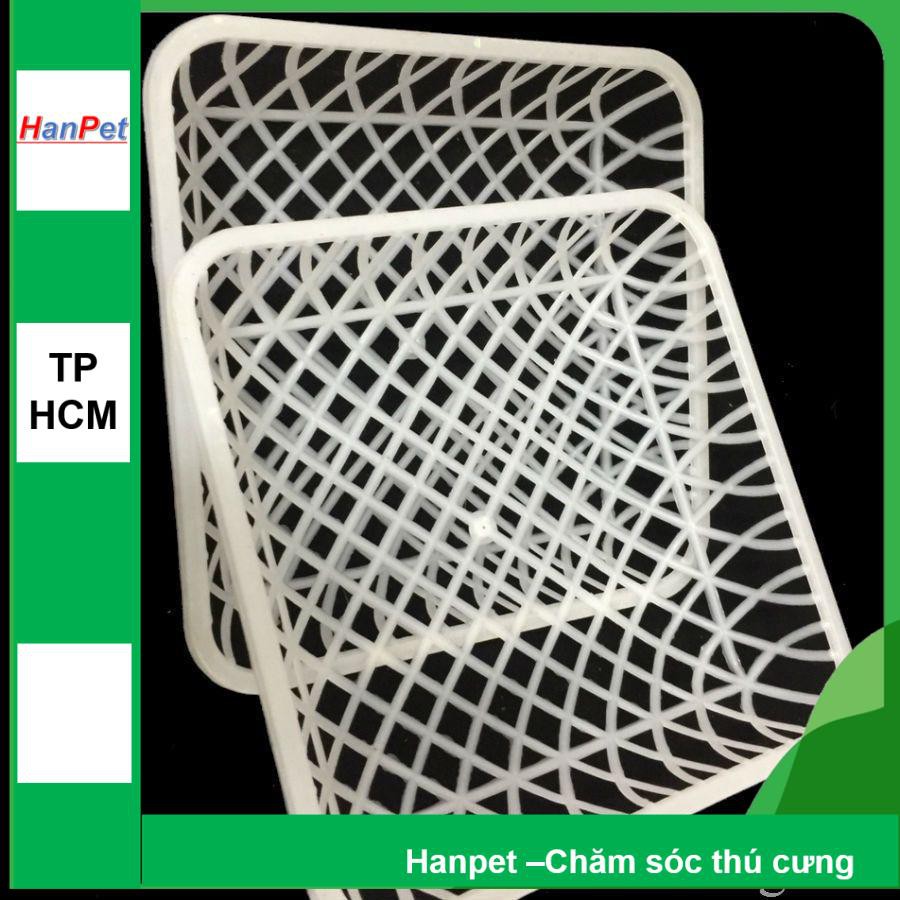 [Phụ kiện chim] Máng ăn uống, ổ đẻ cho gà, chim bồ câu, chim cảnh Cóng Hanpet
