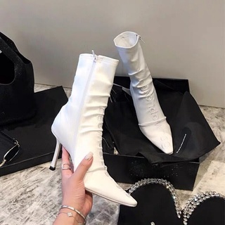Boot cao gót cổ cao Alexingwang thời trang