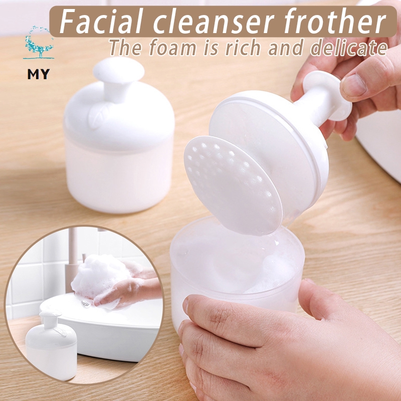 Portable Facial Cleanser Bubbler Foam Maker Foaming Cup Foaming Bottle for Home Trip Use