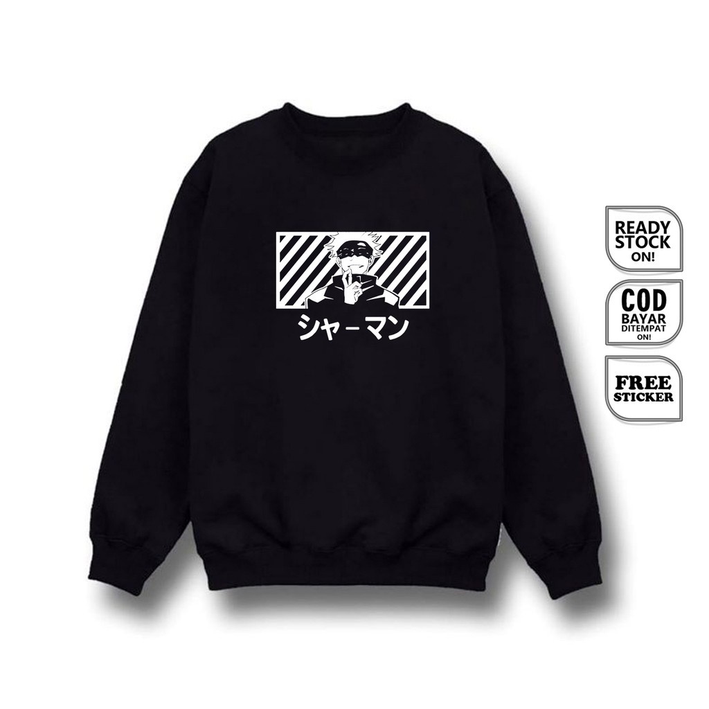 Áo Sweater Tay Dài Hóa Trang SATORU GOJO Anime Jujutsu KAISEN