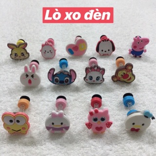 Combo 50 jibbitz gắn dép lò xo đèn