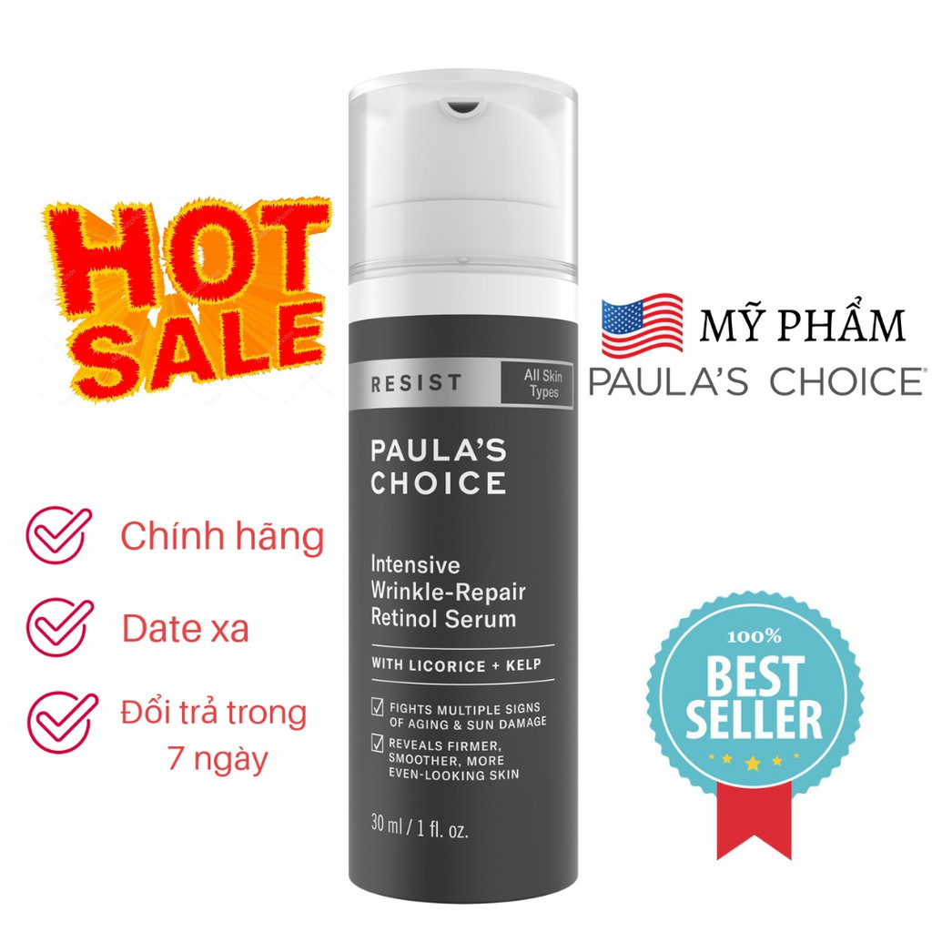 Tinh Chất Chống Nhăn Sâu – PAULA’S CHOICE Resist Intensive Wrinkle-Repair Retinol Serum