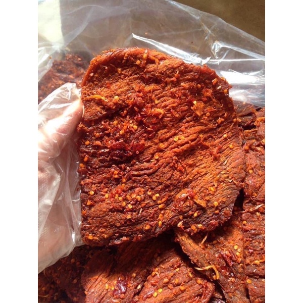 2KG THỊT HEO KHÔ MIẾNG GIA VỊ BÒ KHÔ ( Đóng gói 500g)