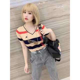 Áo Len BBR cổ tim full 4 màu (ảnh thật)