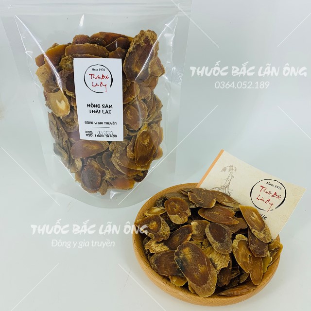 100g Hồng Sâm Hàn Quốc Thái Lát