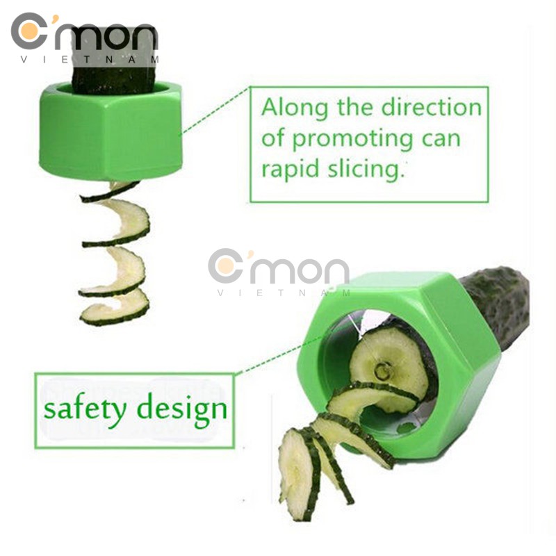 Dụng cụ cắt lát xoắn ốc dưa chuột