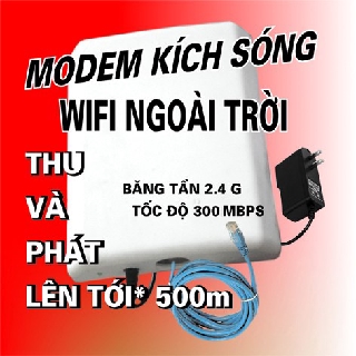 BỘ THU PHÁT SÓNG WIFI CÔNG SUẤT LỚN NGOÀI TRỜI TỚI  200 M. VER 1.0