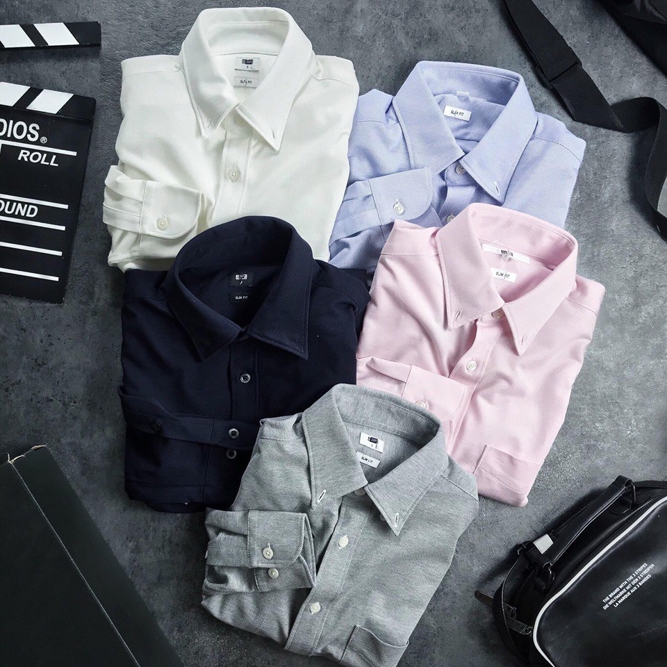 Áo Sơ Mi Nam Dài Tay Trơn