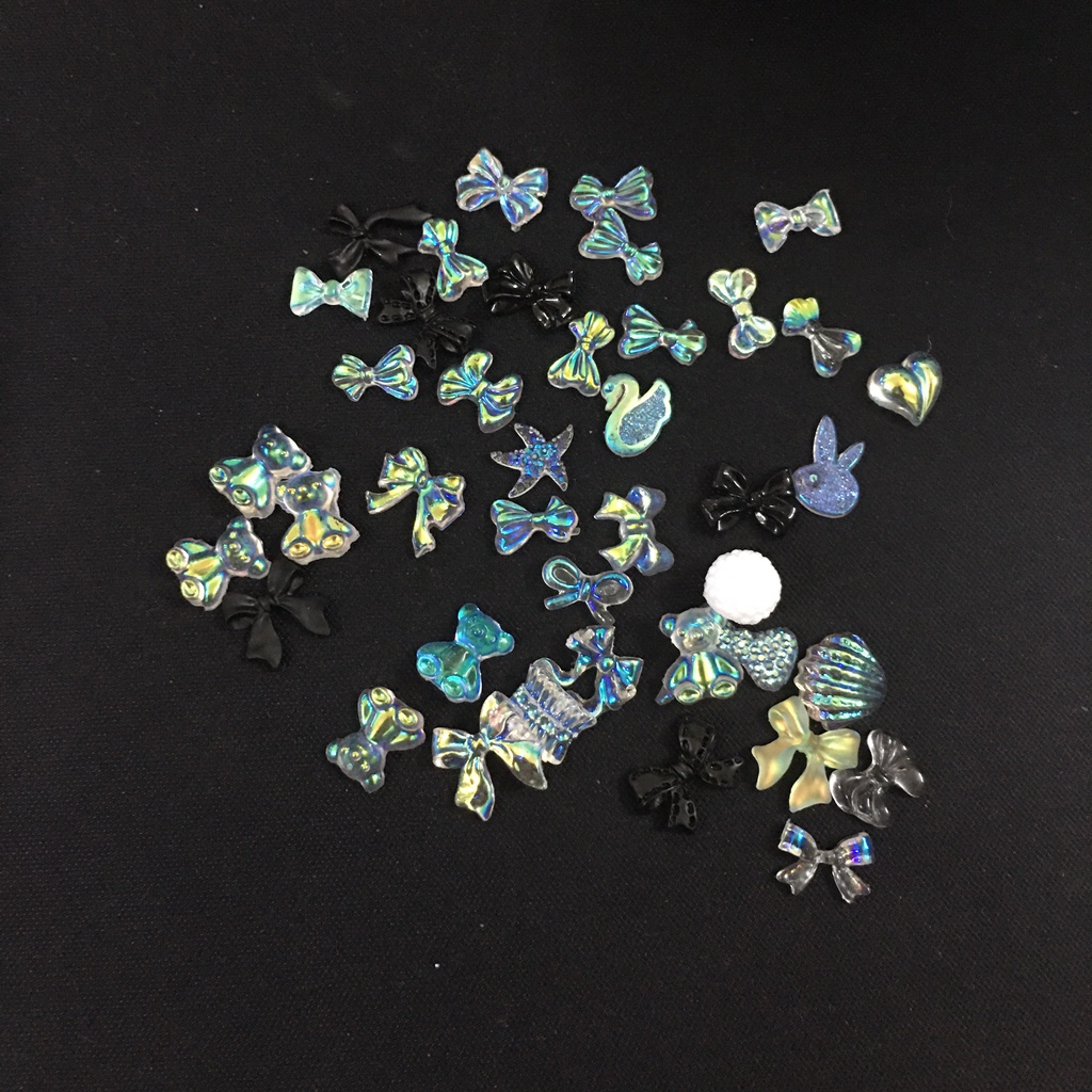 Set charm nơ, gấu, mix các loại - Nailgiare