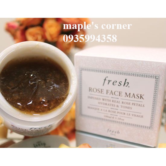 Fresh Rose Face Mask Mặt nạ hoa hồng 15ml