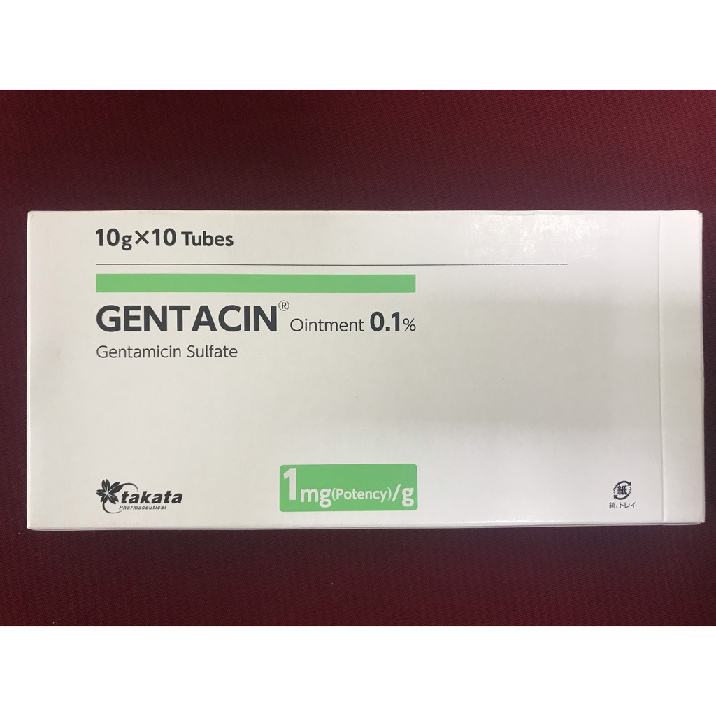 [SALE] [CAM KẾT 100% CHÍNH HÃNG] Kem Giảm Sẹo Gentacin Ointment 0.1% Gentamicine Sulfate Takata Nhật Bản 10g | BigBuy360 - bigbuy360.vn