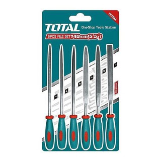 Bộ 6 giũa sắt total THT91462 140mm