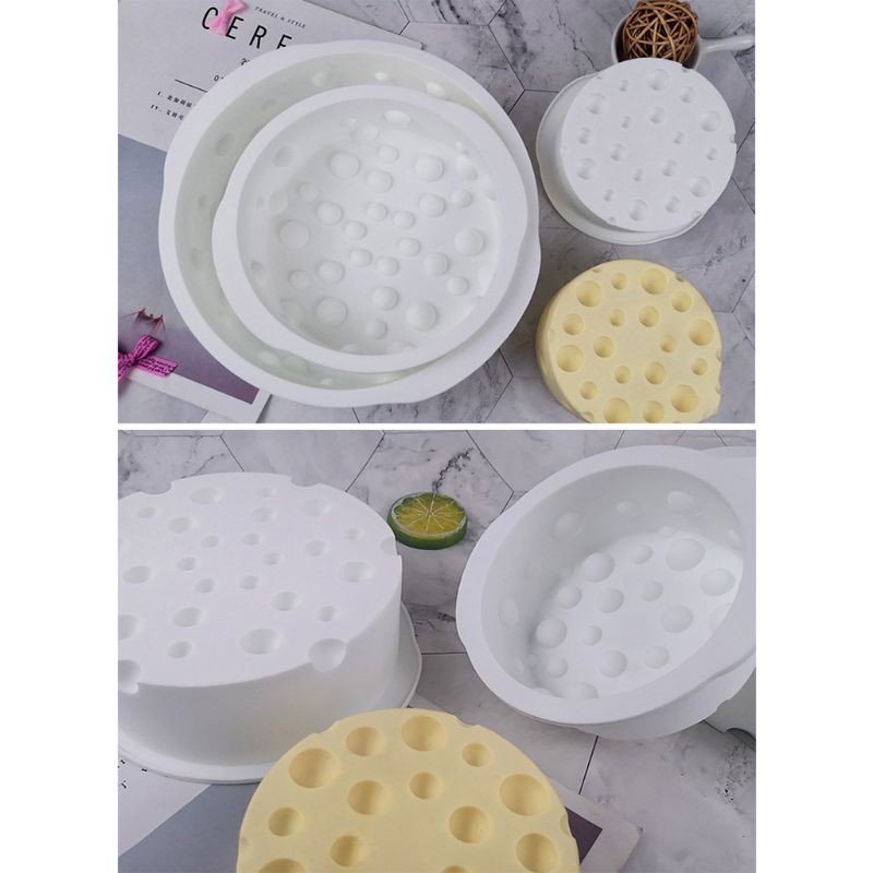 Khuôn Làm Bánh Chống Dính Hình Tròn 4 / 6 / 8 Inch