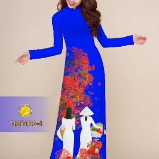 Vải áo dài 3d