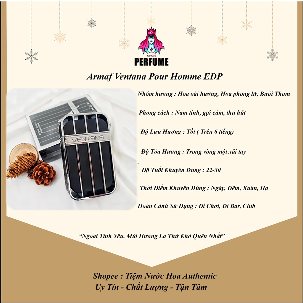 Nước Hoa Nam 𝘃𝗲𝗻𝘁𝗮𝗻𝗮 𝗣𝗼𝘂𝗿 𝗛𝗼𝗺𝗲 Cuốn Hút _ Dung Tích 5-10ml