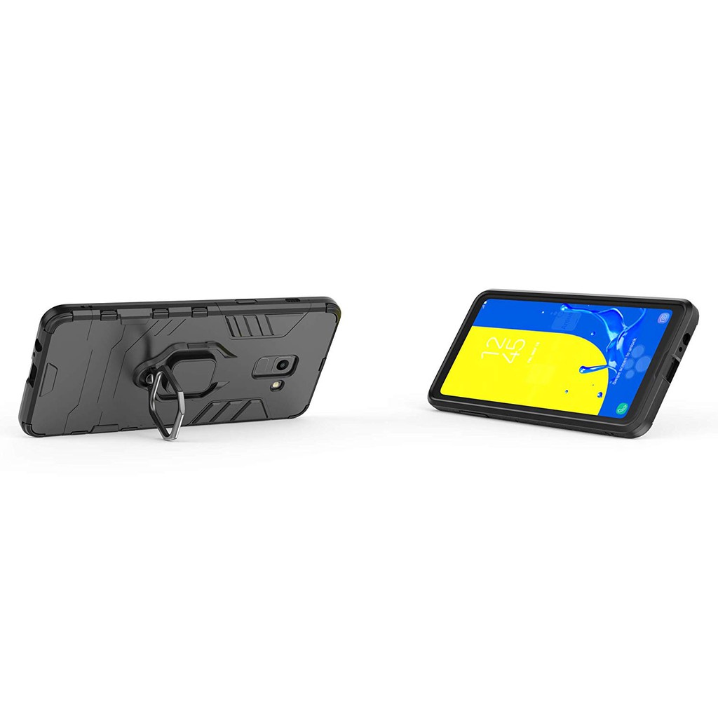 Ốp lưng Samsung J6 2018, Ốp iron man chống sốc kèm nhẫn iring chống xem video cho Samsung J6 | BigBuy360 - bigbuy360.vn