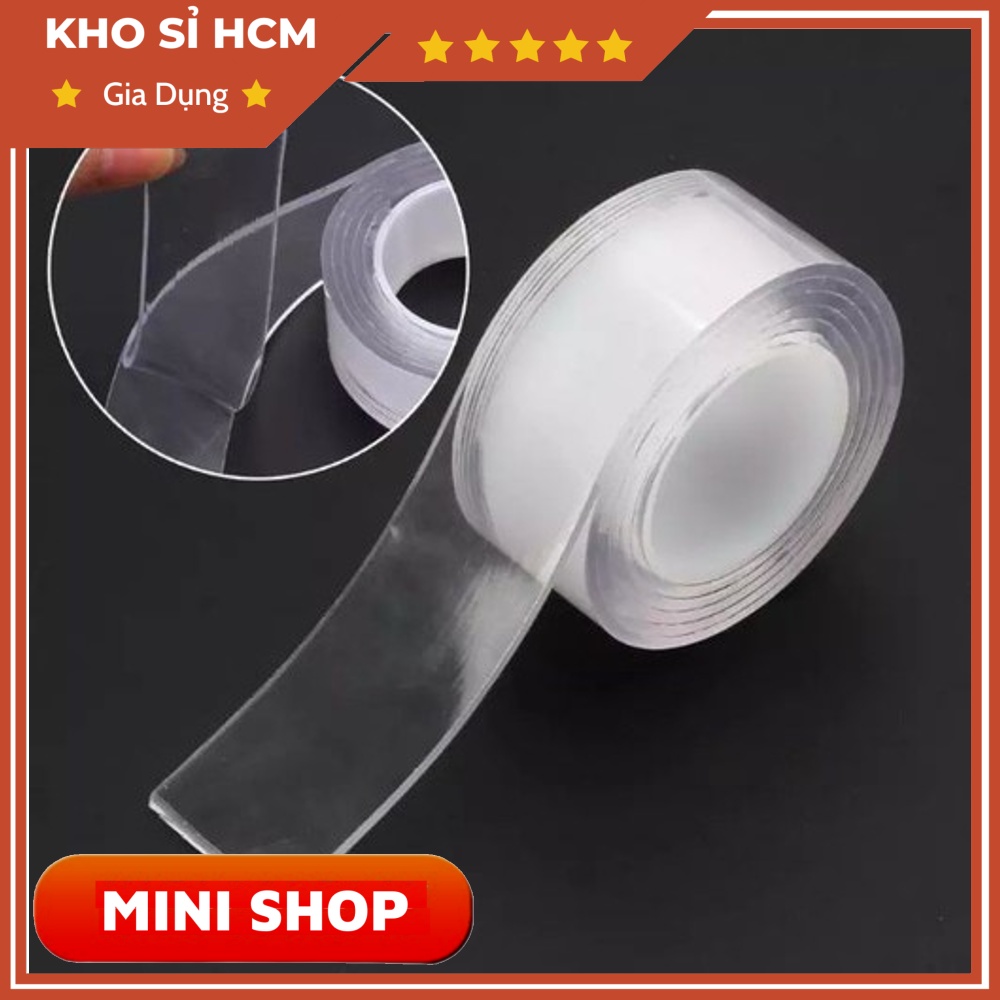 Băng Keo 2 Mặt Siêu Dính Loại Dài 3m X Rộng 3cm MINISHOP A161